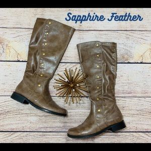 Studded Riding Boots